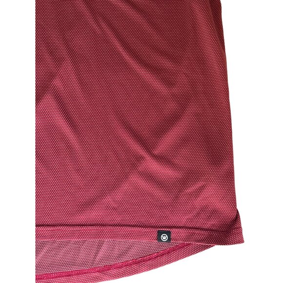 Canari Mens Red & Black Snap Top Cycling Jersey With Rear Zipper Pocket Size L - Picture 7 of 8